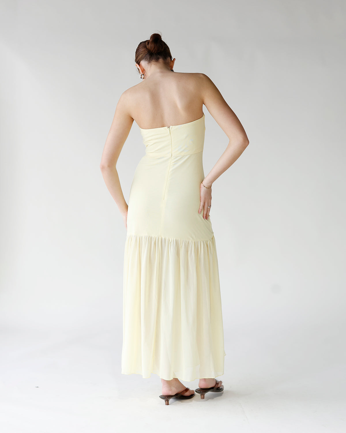 BUTTERCUP BREEZE STRAPLESS MAXI DRESS