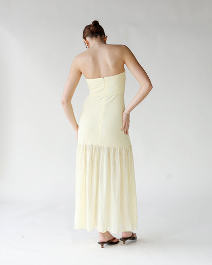 BUTTERCUP BREEZE STRAPLESS MAXI DRESS