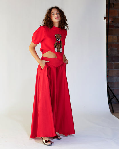 FREE PEOPLE CHILCO MAXI SKIRT X SALSA