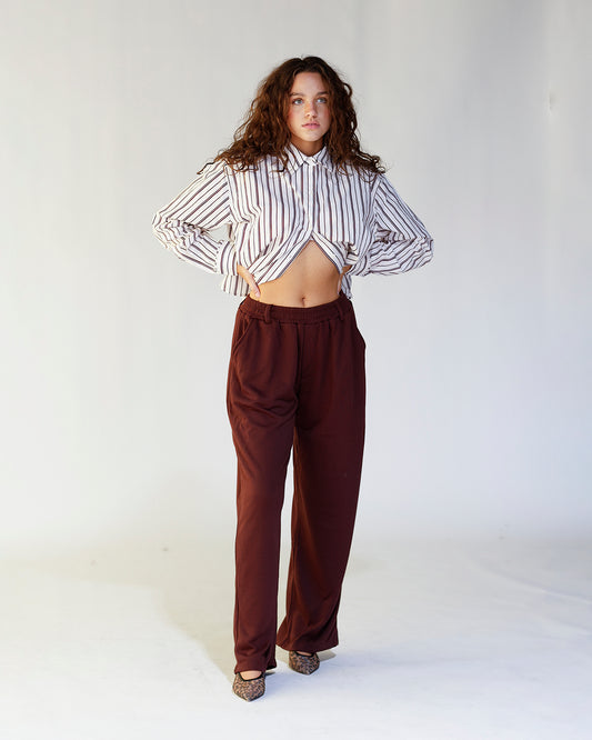 comfy business casual pant everday pants maroon pant wide leg comfortable pant 