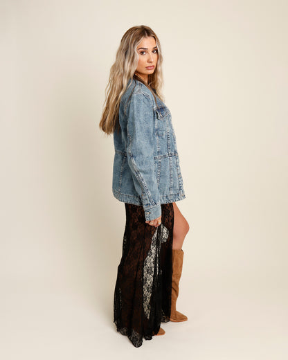 FREE PEOPLE LULA DENIM JACKET