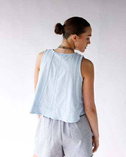 COASTAL TOP X LIGHT BLUE