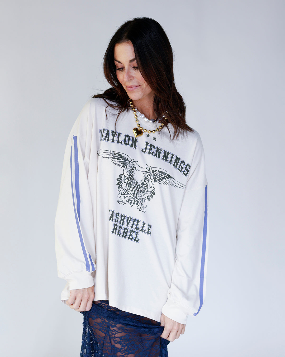 DAYDREAMER WAYLON JENNINGS NASHVILLE REBEL OS LONG SLEEVE