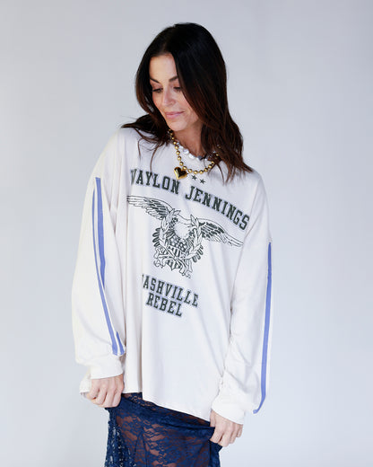 DAYDREAMER WAYLON JENNINGS NASHVILLE REBEL OS LONG SLEEVE