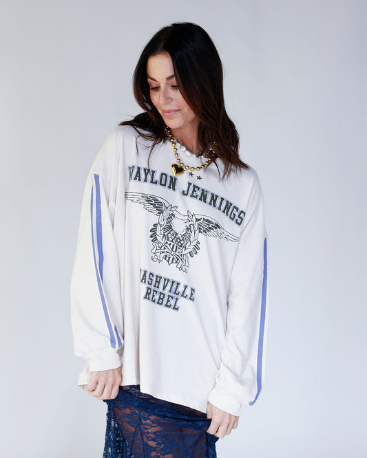 DAYDREAMER WAYLON JENNINGS NASHVILLE REBEL OS LONG SLEEVE