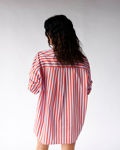 SWEET STRIPED BUTTON UP