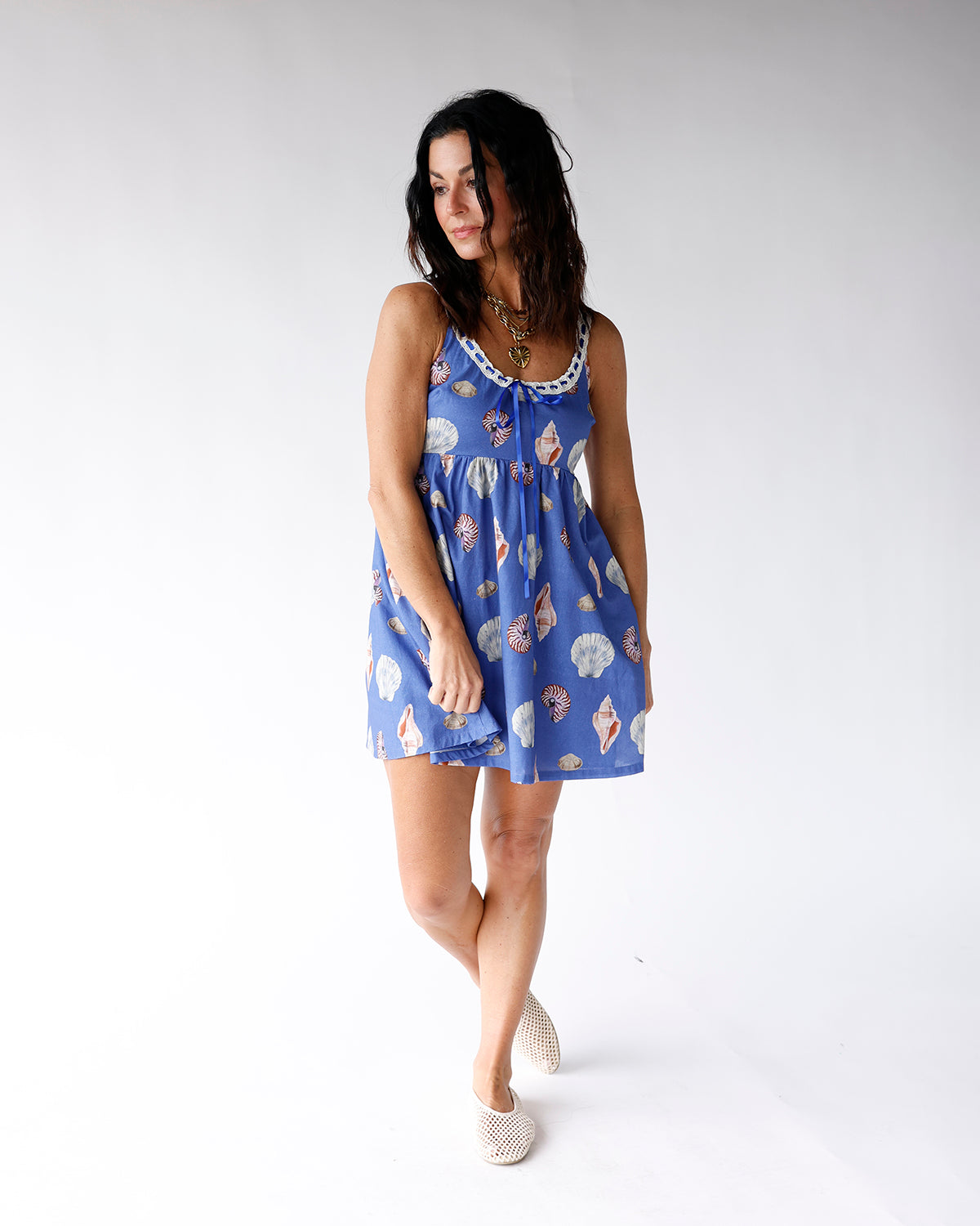 SEASIDE SWEETHEART MINI DRESS