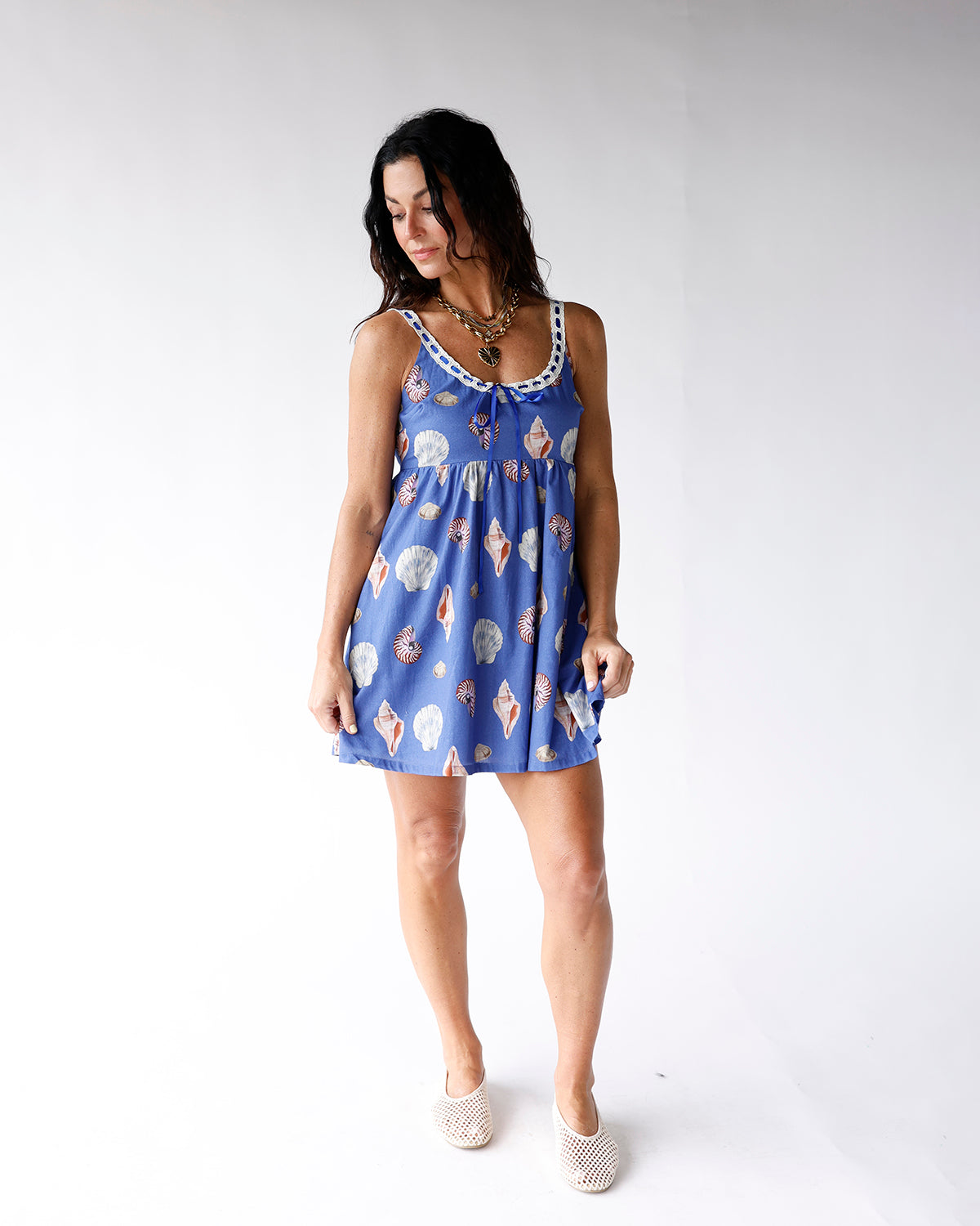 SEASIDE SWEETHEART MINI DRESS
