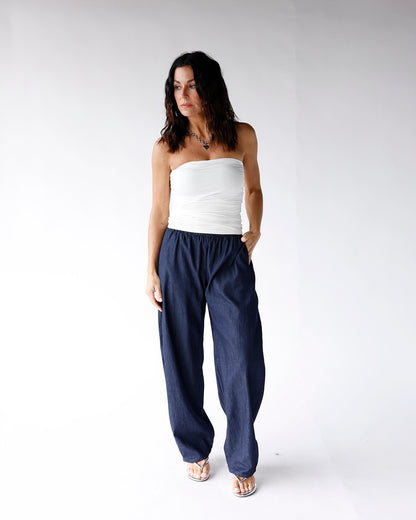 EASY LUXE PANTS X NAVY