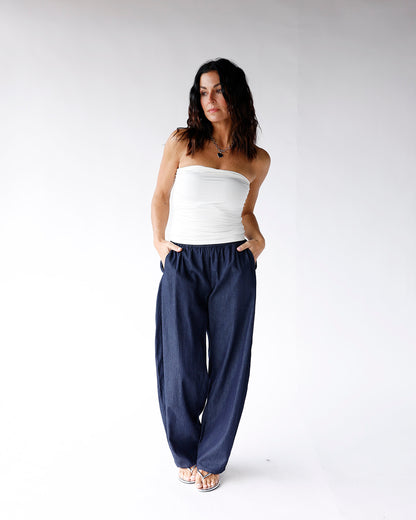 EASY LUXE PANTS X NAVY