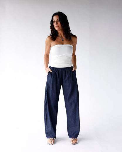 EASY LUXE PANTS X NAVY