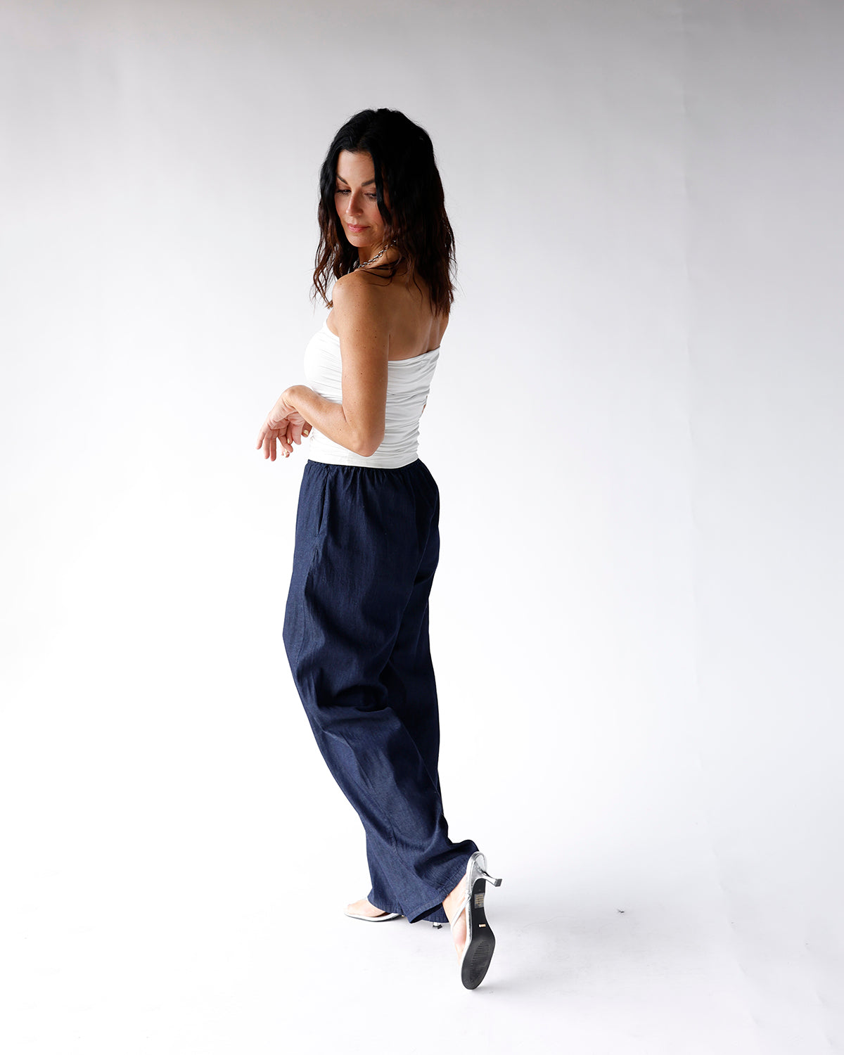 EASY LUXE PANTS X NAVY