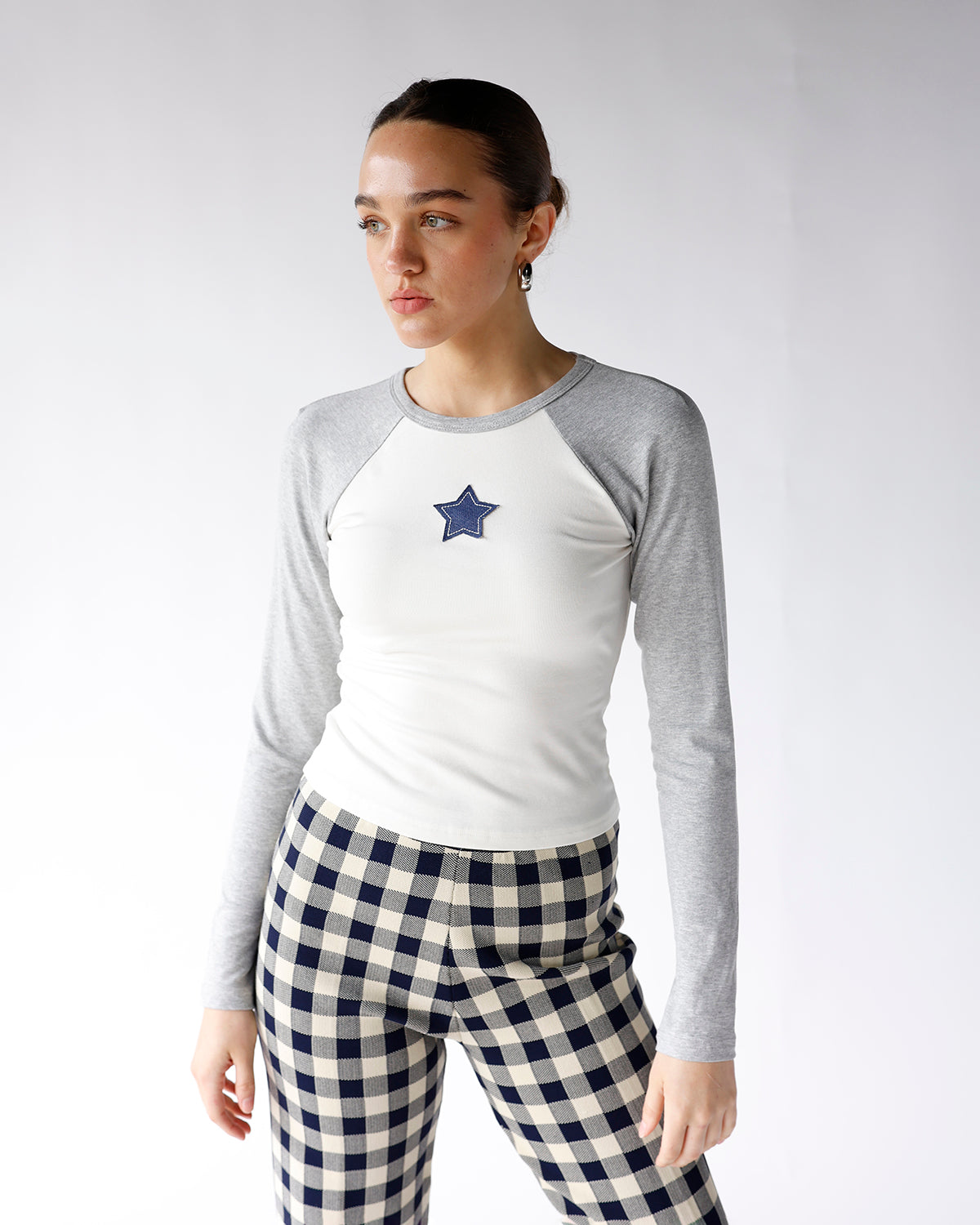 STARLIGHT RAGLAN TOP X GREY