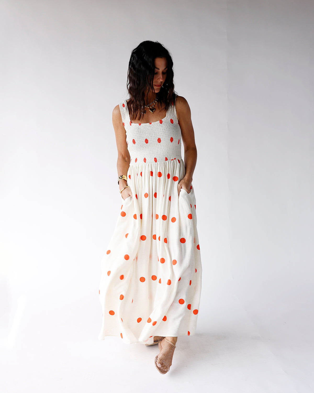 DARLING DOT MAXI DRESS
