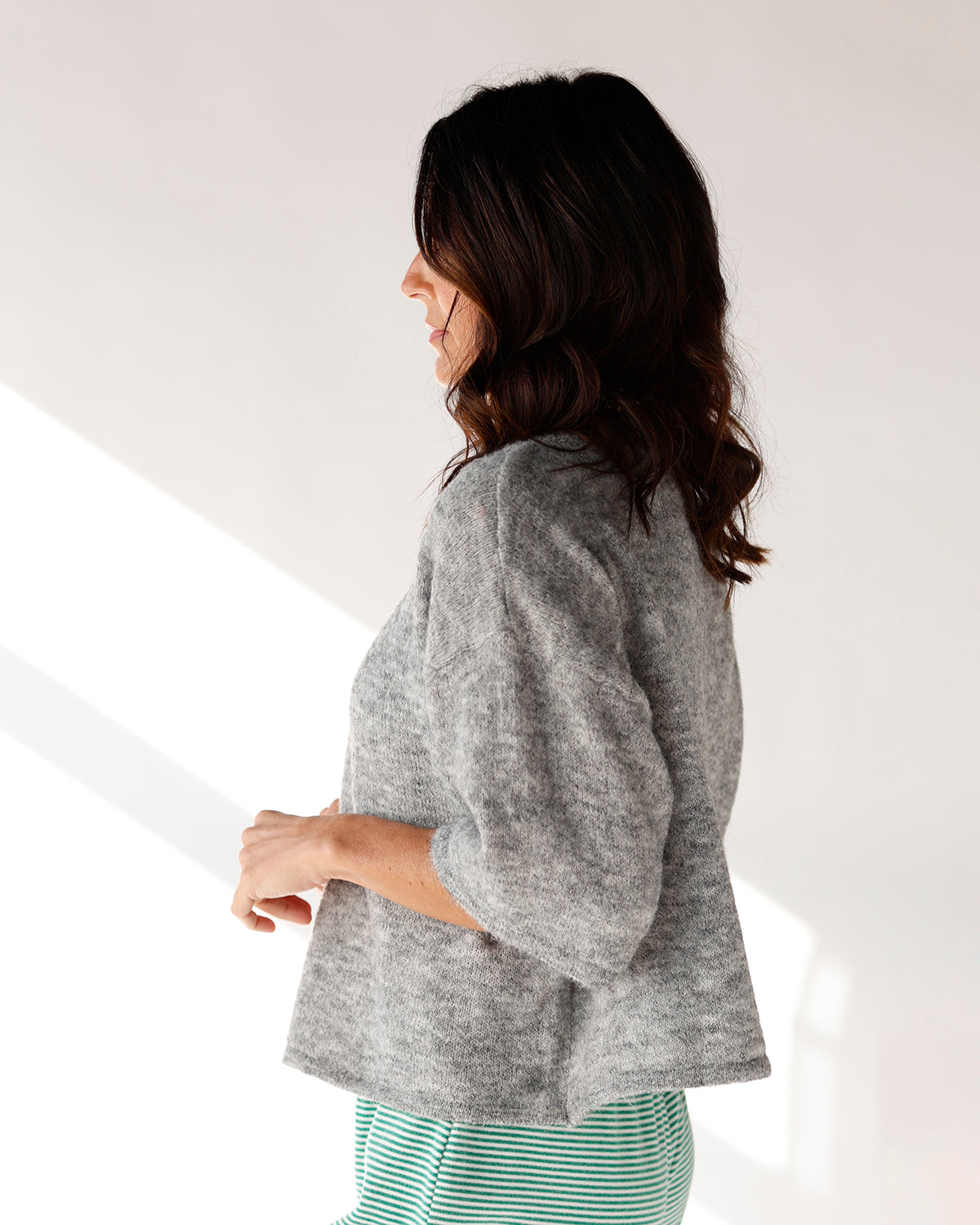 CLOUDY DAY CARDI X GREY