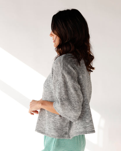 CLOUDY DAY CARDI X GREY