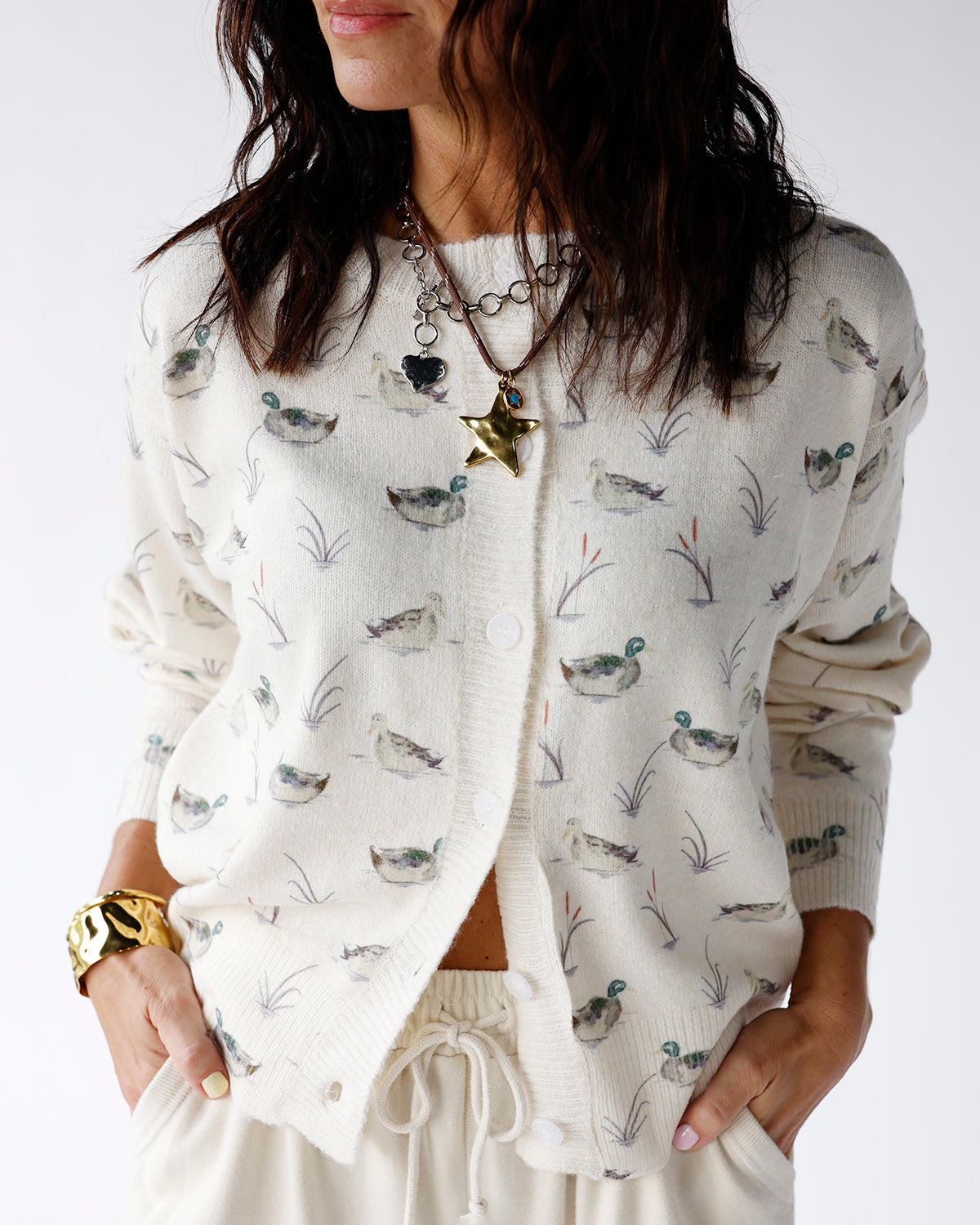 LUCKY DUCK CARDI