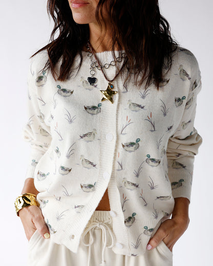 LUCKY DUCK CARDI