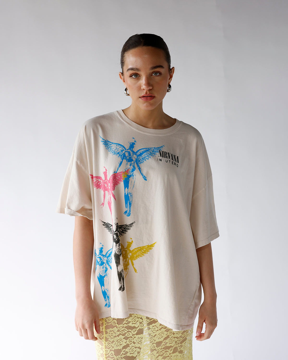 cream daydreamer la nirvana graphic tee