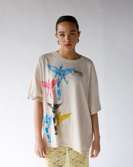 cream daydreamer la nirvana graphic tee