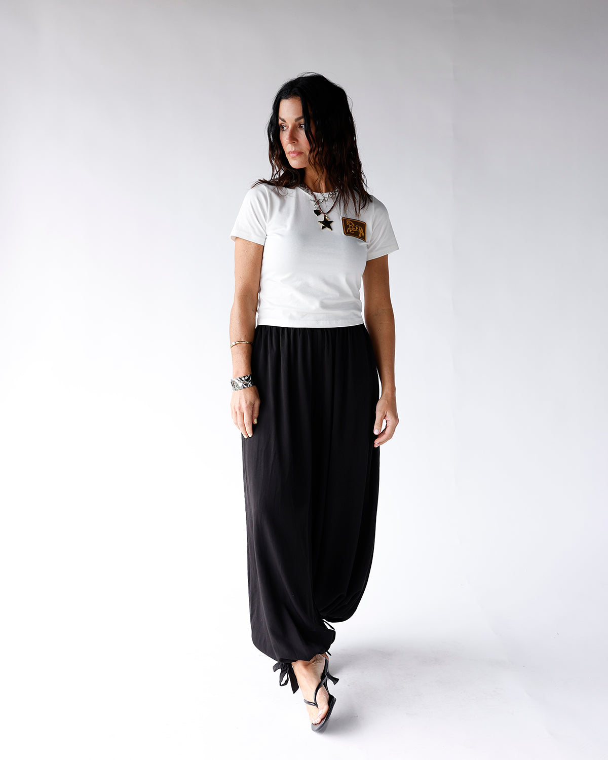 THE UPTOWN EASE BALLOON PANTS X BLACK
