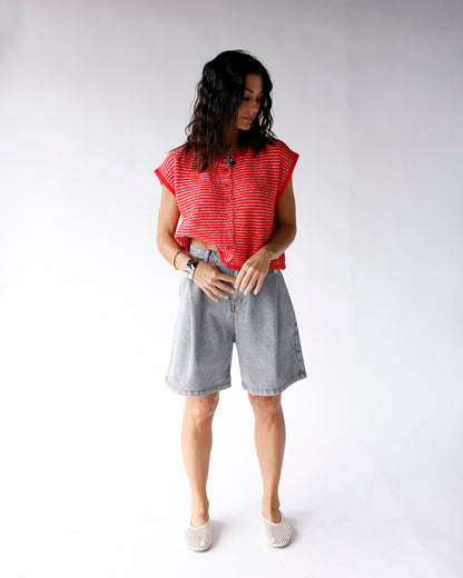 DAYDREAMIN' CARDI 2.0 X RED STRIPE