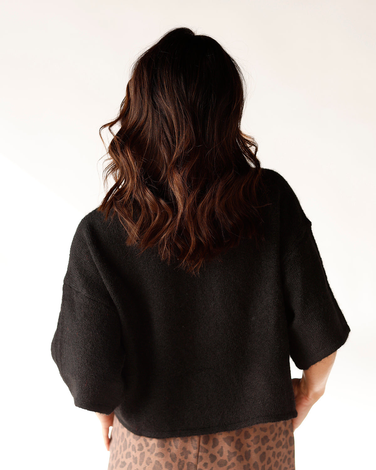 CLOUDY DAY CARDI X BLACK