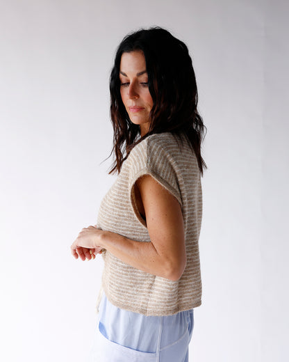 DAYDREAMIN' CARDI 2.0 X BROWN STRIPE
