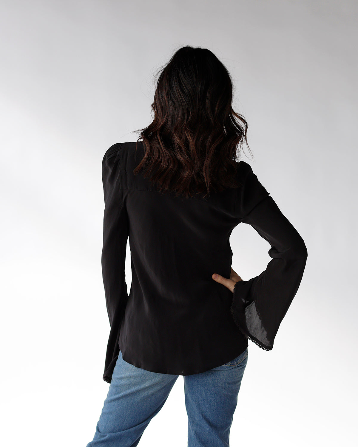 FREE PEOPLE BALI ARIEL TOP X BLACK