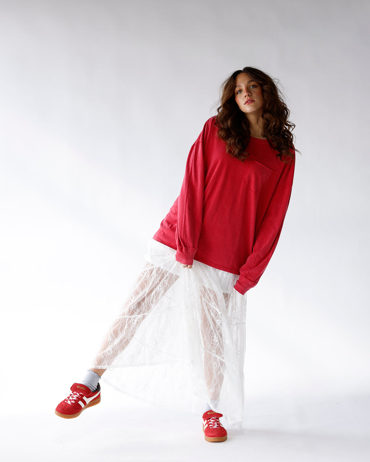 WINTER BERRY LONG SLEEVE TOP