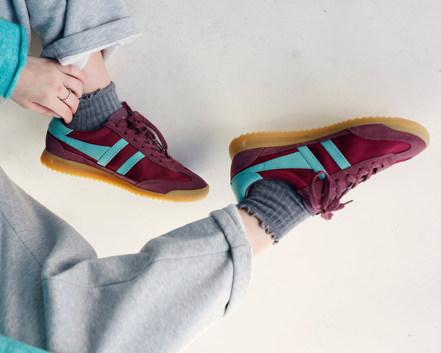 GOLA CLASSICS TORNADO SNEAKER X WINE SEA