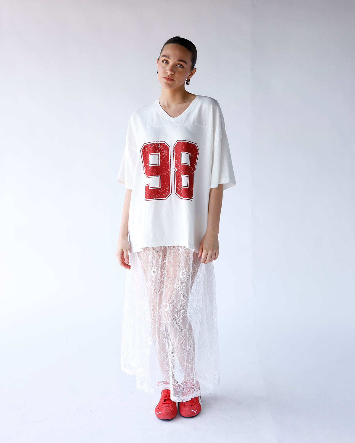 GOLDEN HOUR VARSITY TEE X WHITE