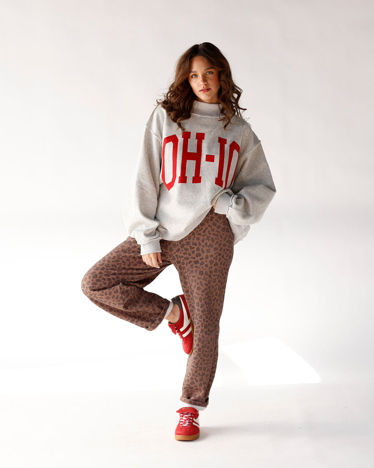OH-IO & OH REVERSIBLE MOCK NECK SWEATSHIRT