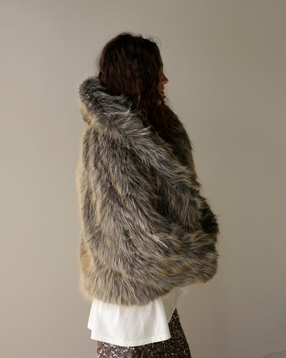 FURGALICIOUS FAUX FUR COAT