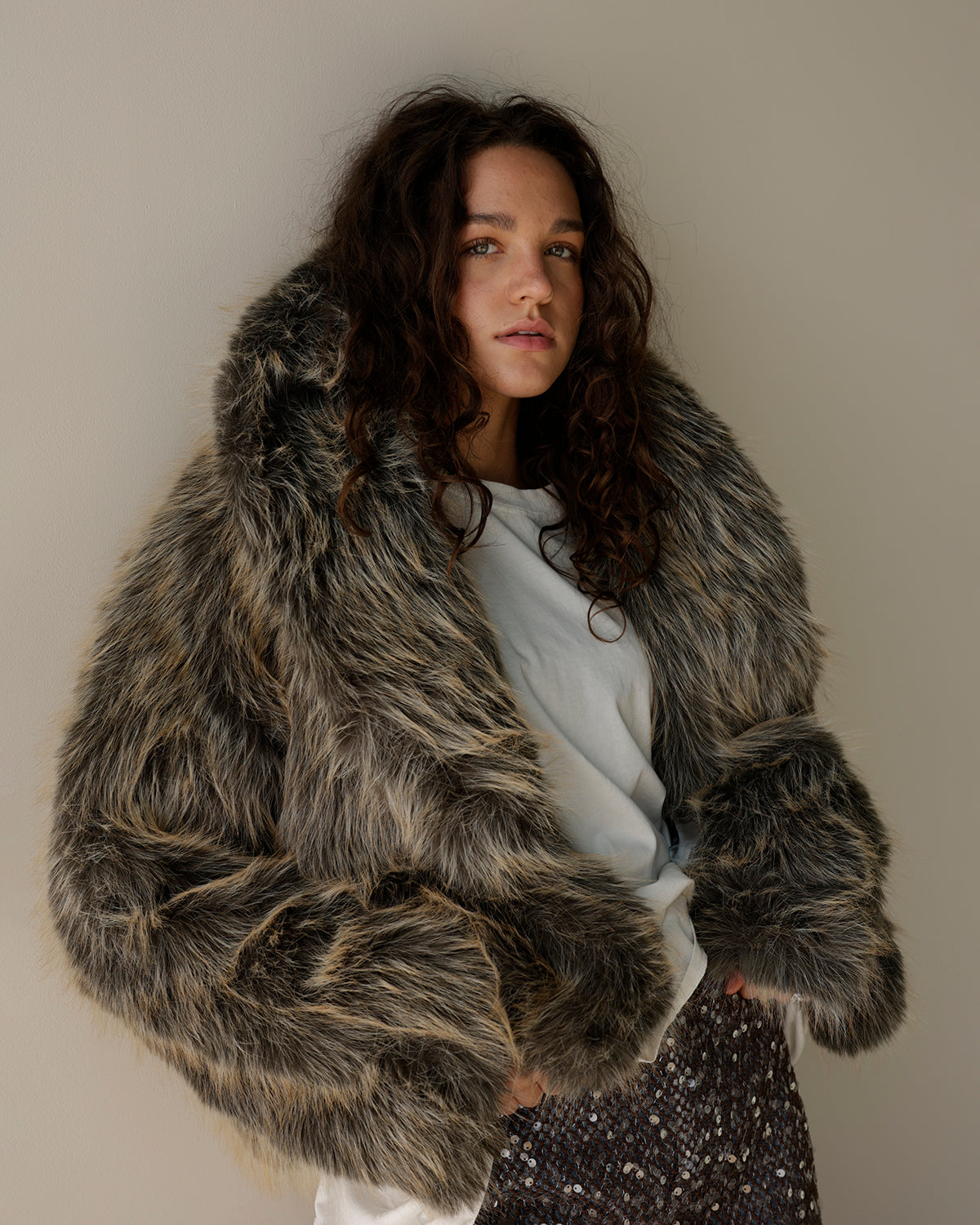 FURGALICIOUS FAUX FUR COAT