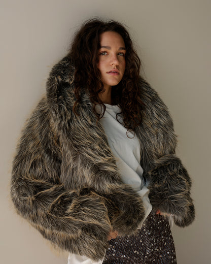 FURGALICIOUS FAUX FUR COAT