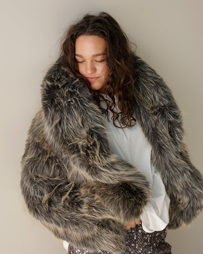 FURGALICIOUS FAUX FUR COAT