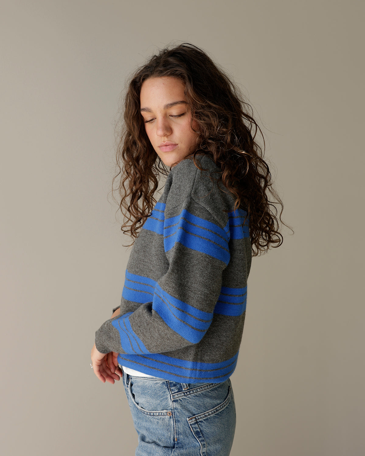 MR. ROGERS NEIGHBORHOOD STRIPE SWEATER