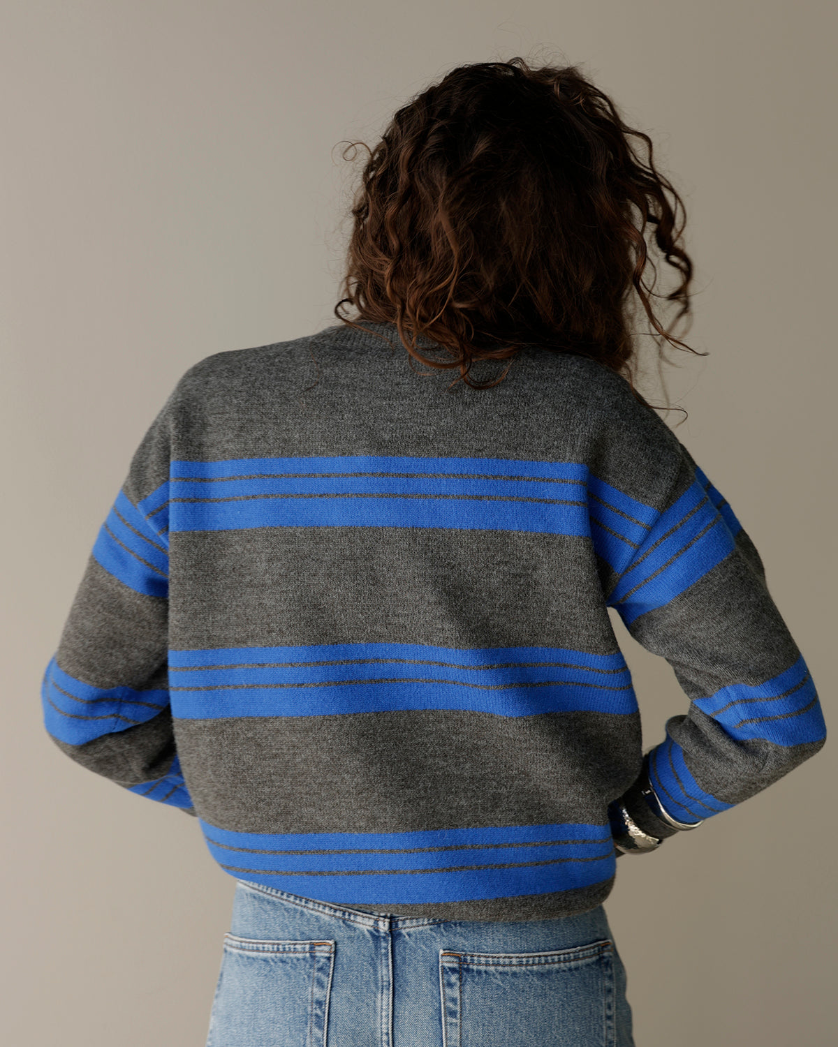MR. ROGERS NEIGHBORHOOD STRIPE SWEATER