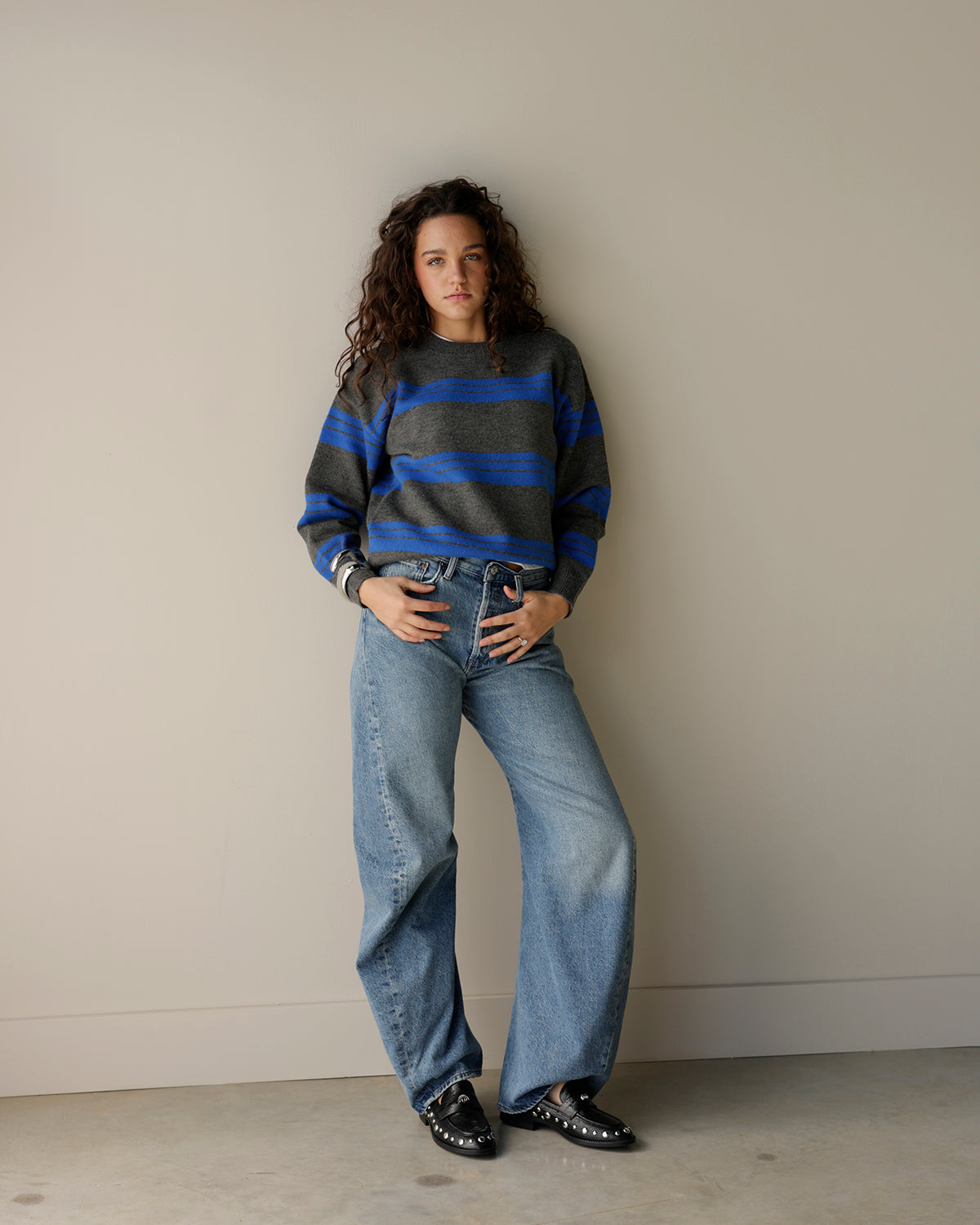 MR. ROGERS NEIGHBORHOOD STRIPE SWEATER