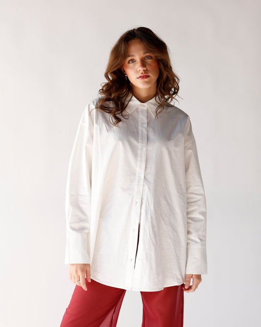white button up holiday top oversized button up blouse perfect white button up 