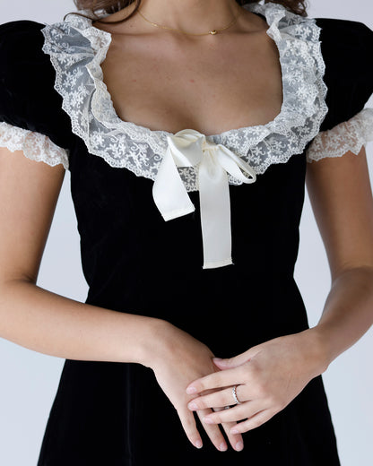 VELVET KISS MINI DRESS