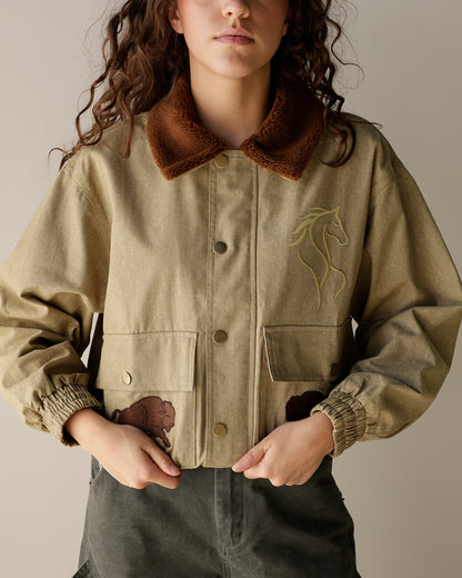 BUFFALO HERD TAN UTILITY COAT