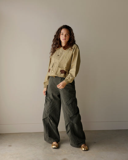 BUFFALO HERD TAN UTILITY COAT