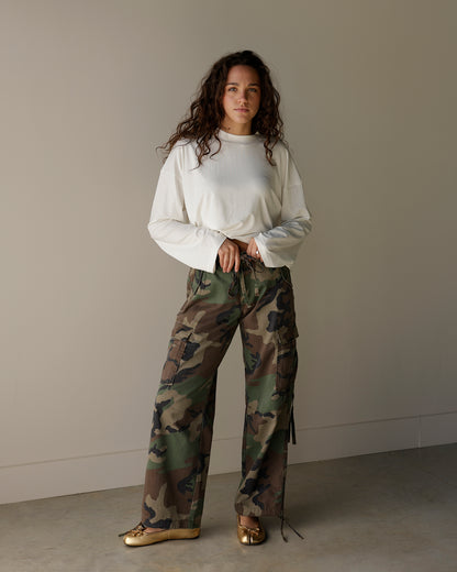 CRAZY FOR CAMO CARGO PANTS