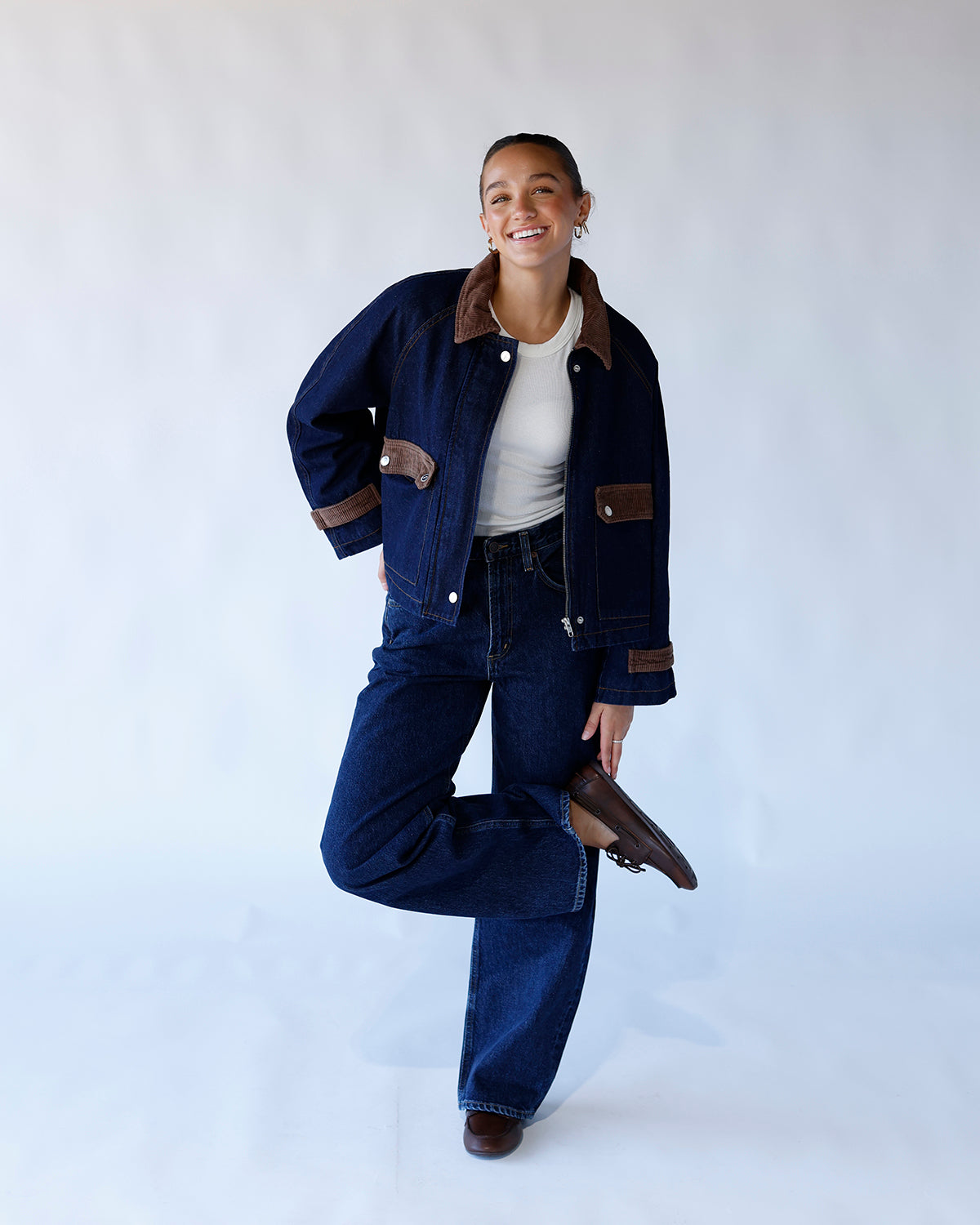 FRNCH ZOLA MIDNIGHT BLUE JACKET