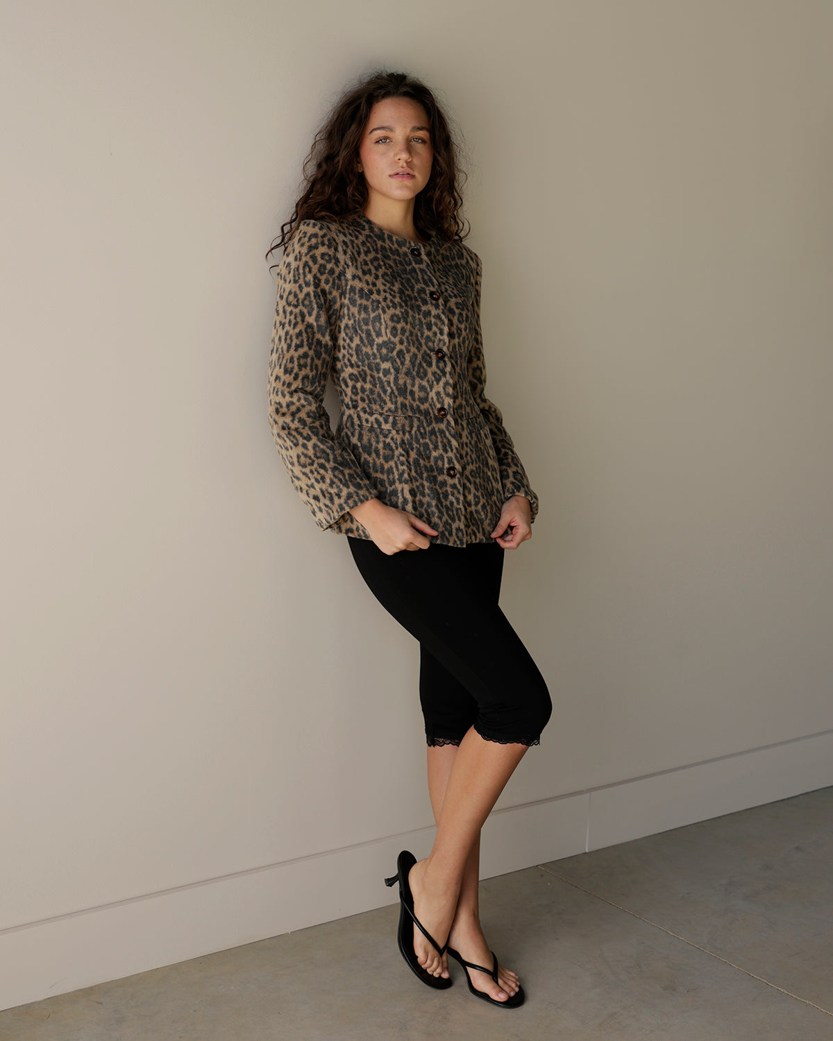 LEOPARD LEADER BOSS LADY BLAZER