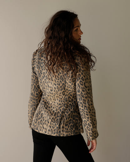 LEOPARD LEADER BOSS LADY BLAZER