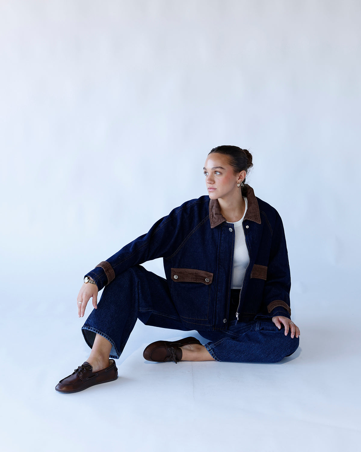 FRNCH ZOLA MIDNIGHT BLUE JACKET