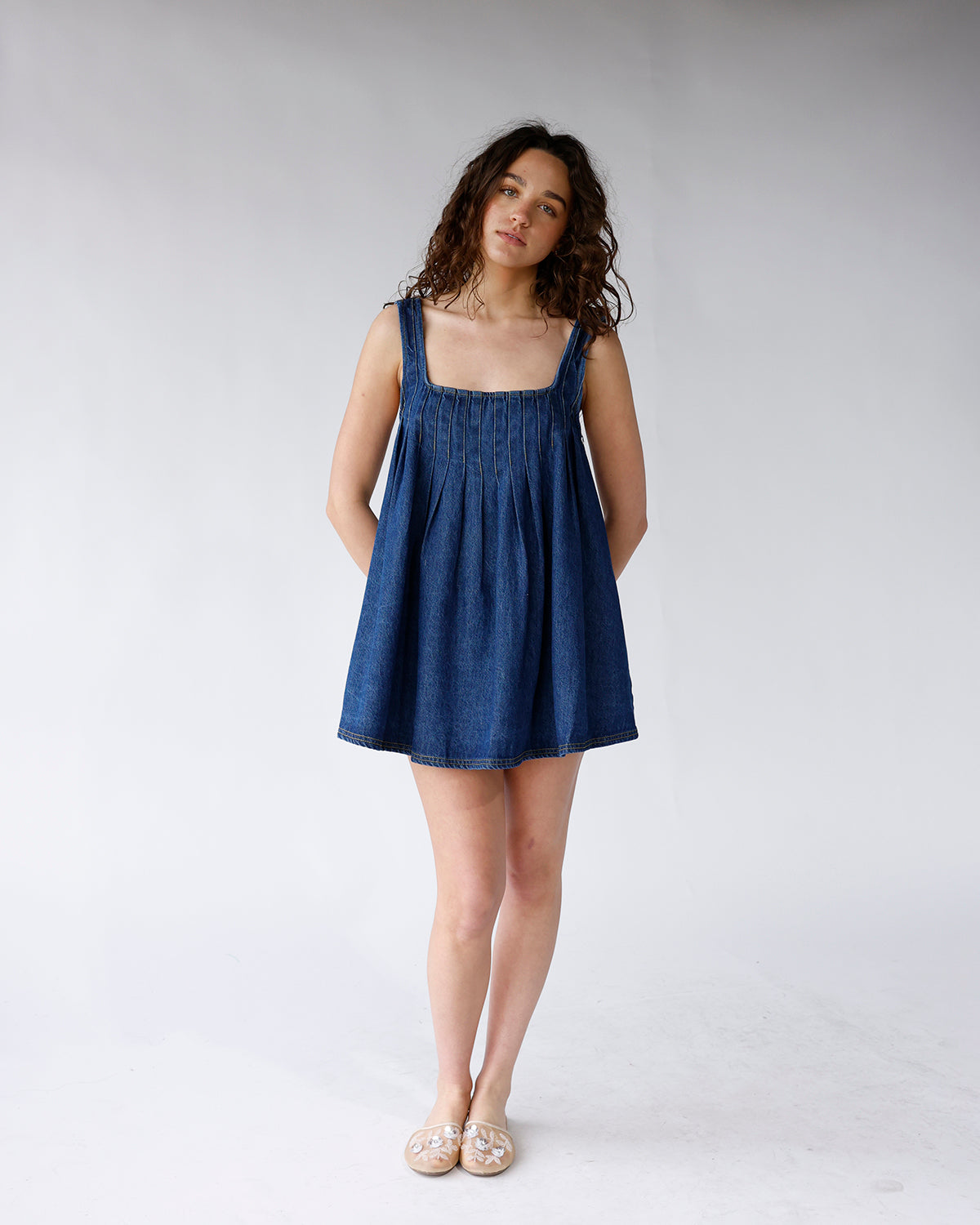 FREE PEOPLE KATIE DENIM TUNIC